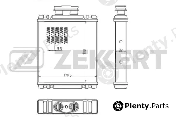 Zekkert MK-5136 — Heat Exchanger, interior heating