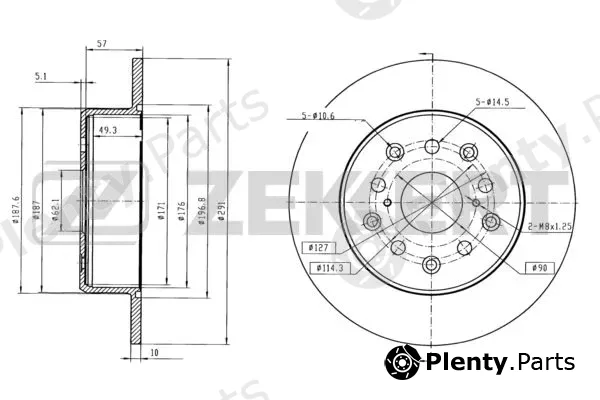 Zekkert BS-5731 — Brake Disc