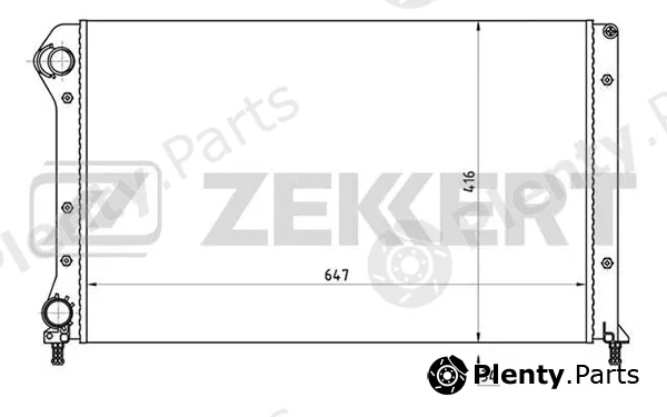 Zekkert MK-1159 — Radiator, engine cooling