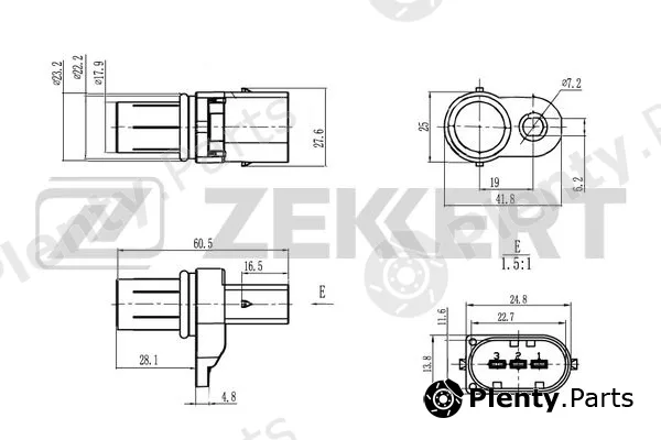 Zekkert SE-5027 — Sensor, camshaft position