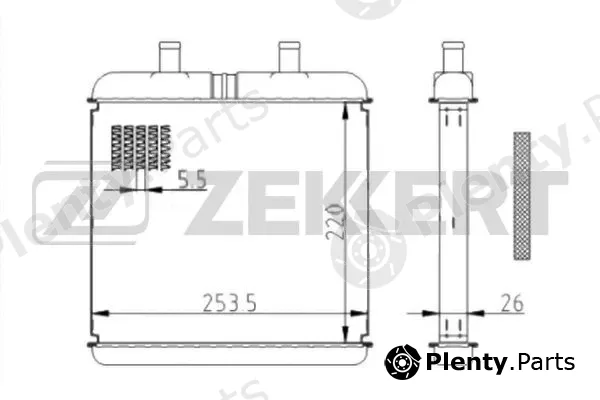 Zekkert MK-5134 — Heat Exchanger, interior heating