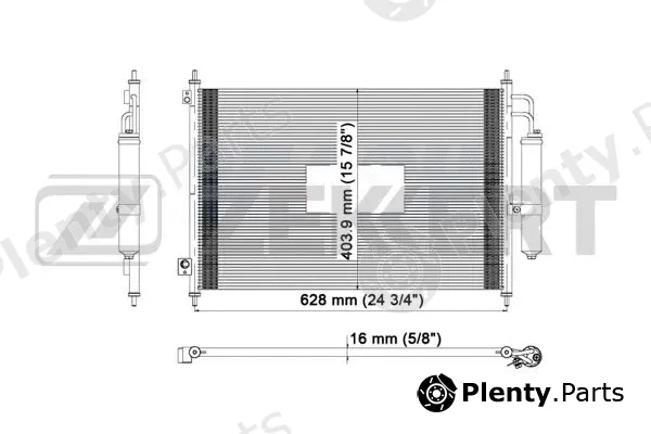 Zekkert MK-3009 — Condenser, air conditioning