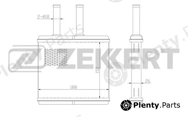 Zekkert MK-5012 — Heat Exchanger, interior heating