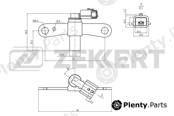 Zekkert SE-4072 — Sensor, crankshaft pulse