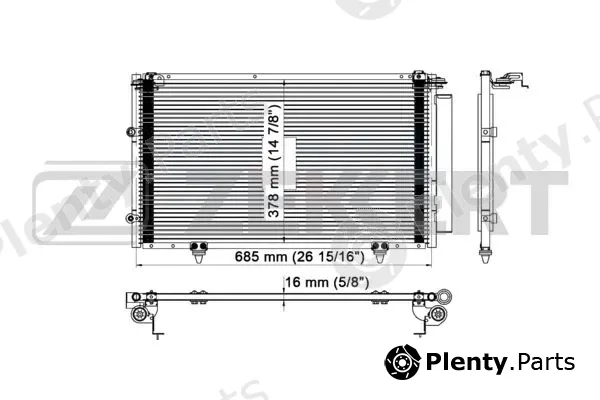 Zekkert MK-3040 — Condenser, air conditioning