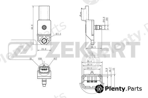 Zekkert SE-2015 — Mass Air Flow Sensor