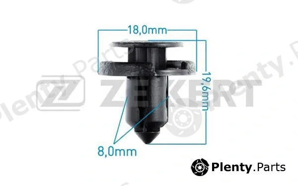 Zekkert BE-1755 — Clip, trim/protection strip