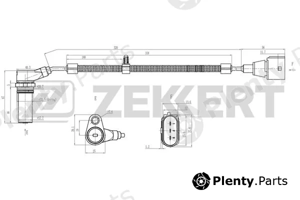 Zekkert SE-4119 — Sensor, crankshaft pulse