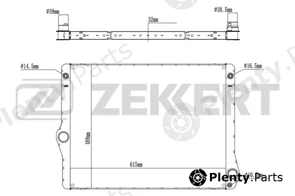 Zekkert MK-1024 — Radiator, engine cooling