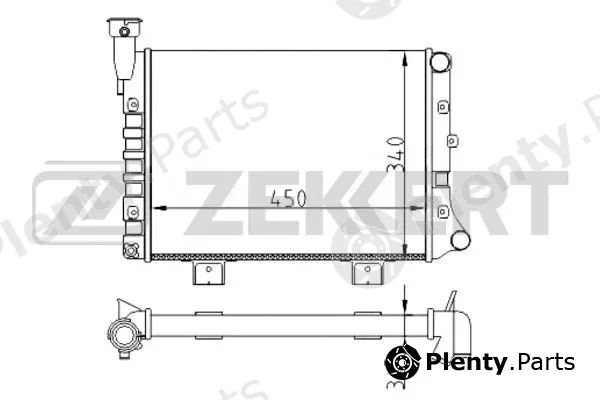 Zekkert MK-1503 — Radiator, engine cooling