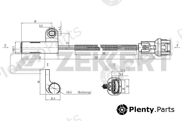 Zekkert SE-4092 — Sensor, crankshaft pulse