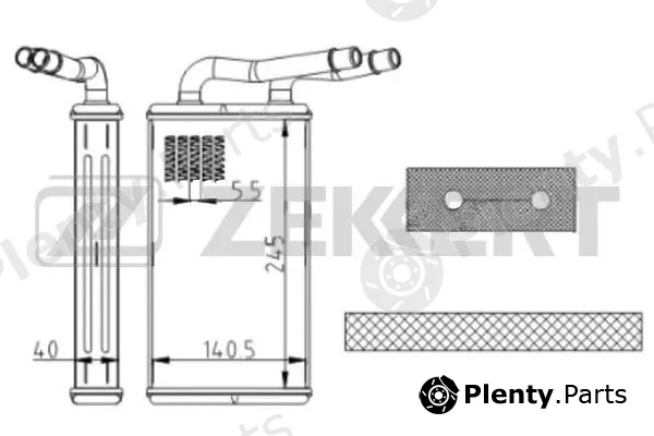 Zekkert MK-5130 — Heat Exchanger, interior heating