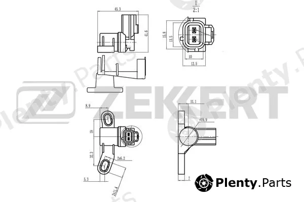 Zekkert SE-4113 — Sensor, crankshaft pulse