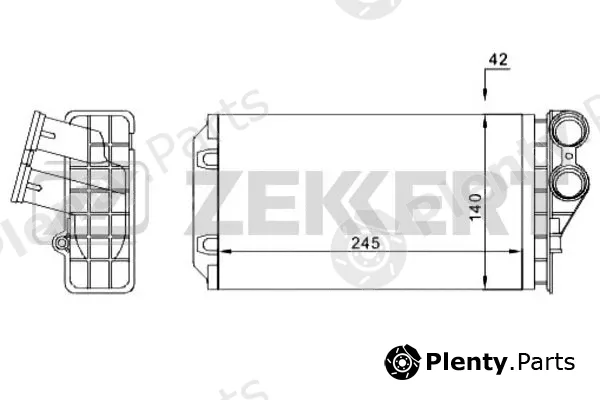 Zekkert MK-5044 — Heat Exchanger, interior heating