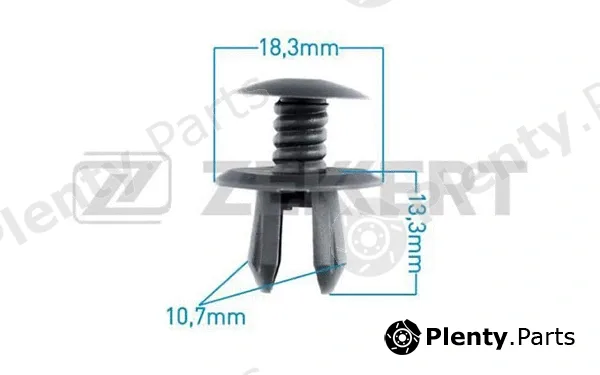 Zekkert BE-1034 — Clip, trim/protection strip