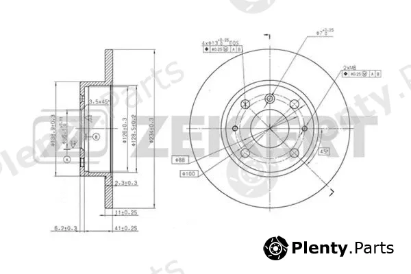 Zekkert BS-5685 — Brake Disc