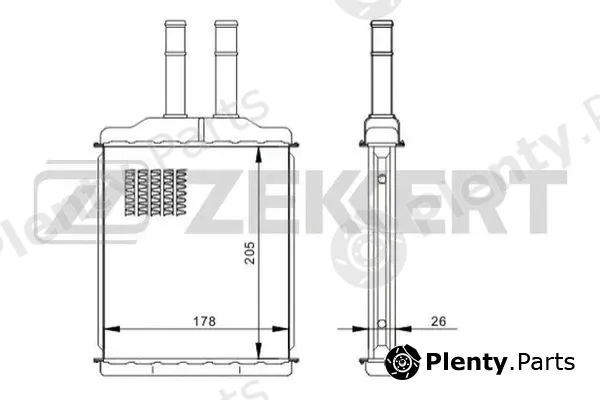 Zekkert MK-5117 — Heat Exchanger, interior heating