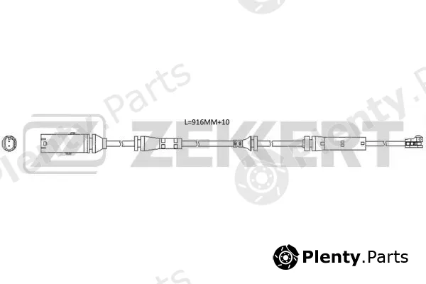 Zekkert BS-8129 — Warning Contact, brake pad wear