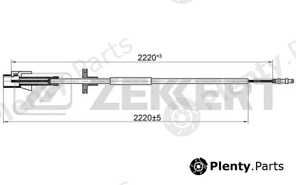 Zekkert BZ-1218 — Speedometer Cable