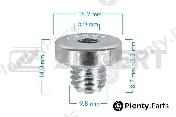 Zekkert BE-3575 — Screw Plug, oil sump