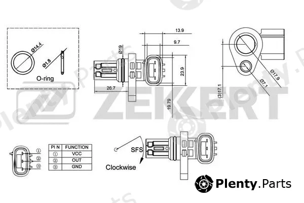 Zekkert SE-5006 — Sensor, camshaft position