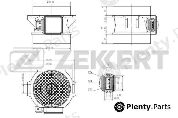 Zekkert SE-2001 — Mass Air Flow Sensor