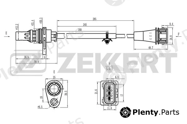 Zekkert SE-4075 — Sensor, crankshaft pulse