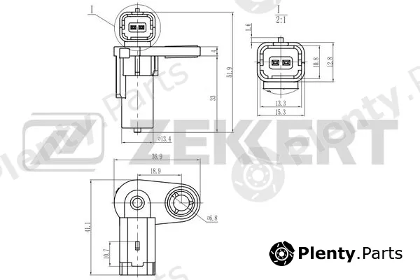 Zekkert SE-4097 — Sensor, crankshaft pulse