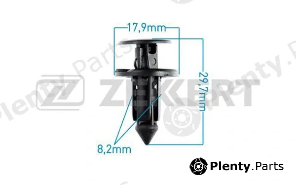 Zekkert BE-1563 — Clip, trim/protection strip