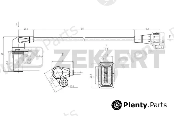Zekkert SE-4066 — Sensor, crankshaft pulse