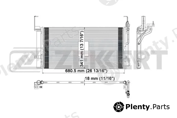 Zekkert MK-3038 — Condenser, air conditioning
