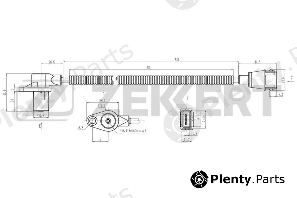 Zekkert SE-4104 — Sensor, crankshaft pulse