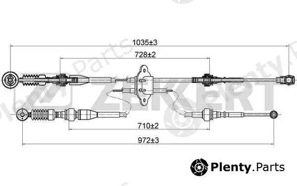 Zekkert BZ-1101 — Cable Pull, manual transmission
