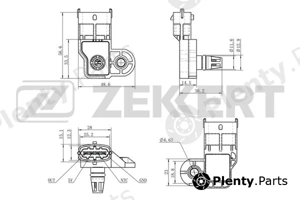 Zekkert SE-2024 — Mass Air Flow Sensor