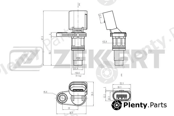 Zekkert SE-5033 — Sensor, camshaft position