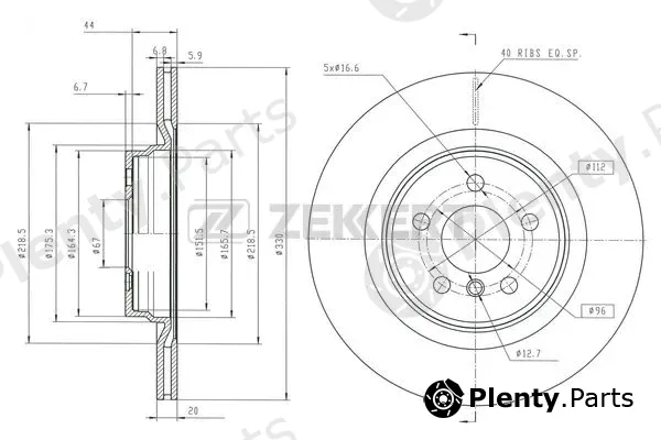 Zekkert BS-6452 — Brake Disc