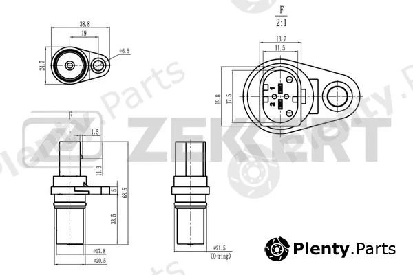 Zekkert SE-4053 — Sensor, crankshaft pulse