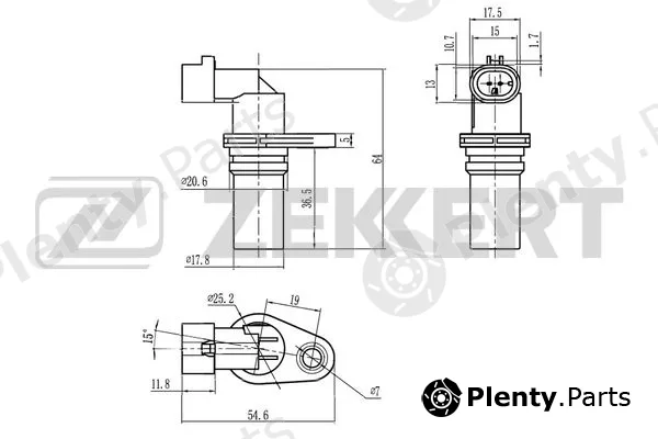 Zekkert SE-4109 — Sensor, crankshaft pulse