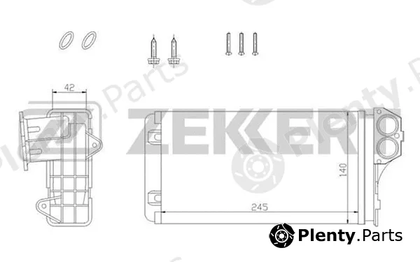 Zekkert MK-5088 — Heat Exchanger, interior heating