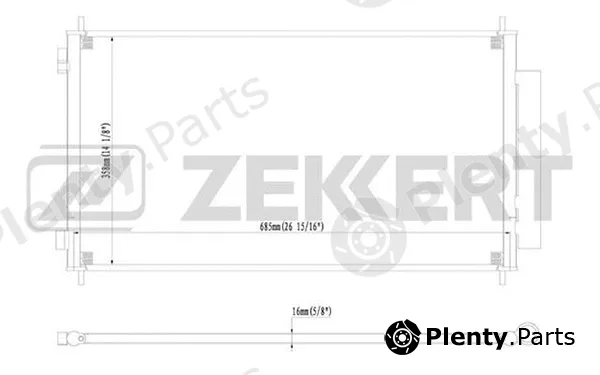Zekkert MK-3014 — Condenser, air conditioning
