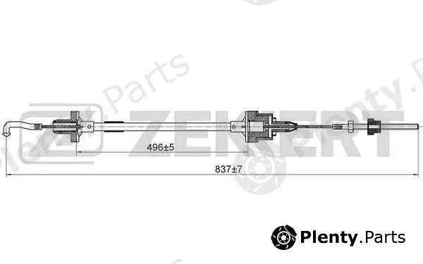 Zekkert BZ-1169 — Cable Pull, clutch control