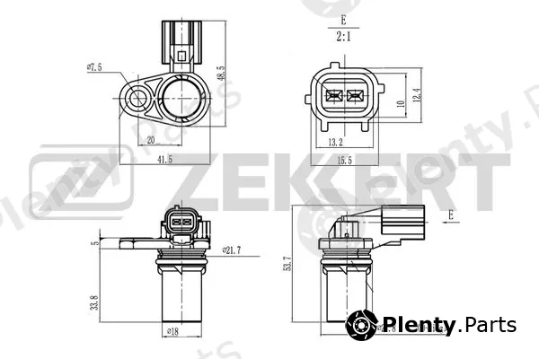 Zekkert SE-4087 — Sensor, crankshaft pulse