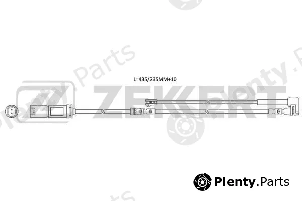 Zekkert BS-8128 — Warning Contact, brake pad wear