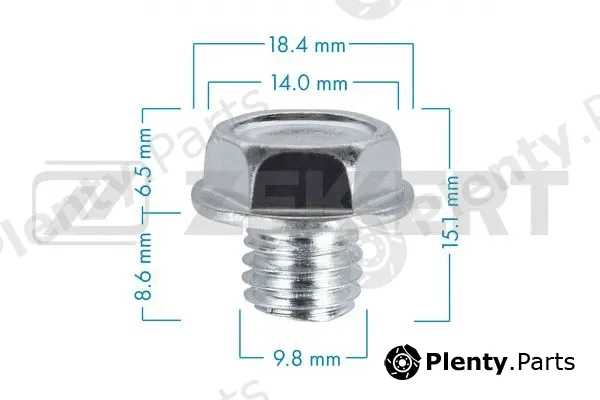 Zekkert BE-3574 — Screw Plug, oil sump