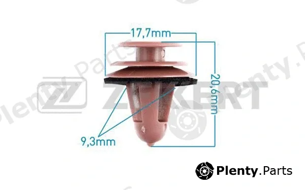 Zekkert BE-1025 — Clip, trim/protection strip
