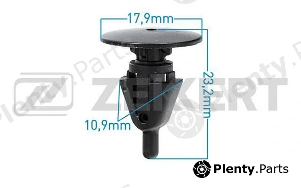 Zekkert BE-1671 — Clip, trim/protection strip