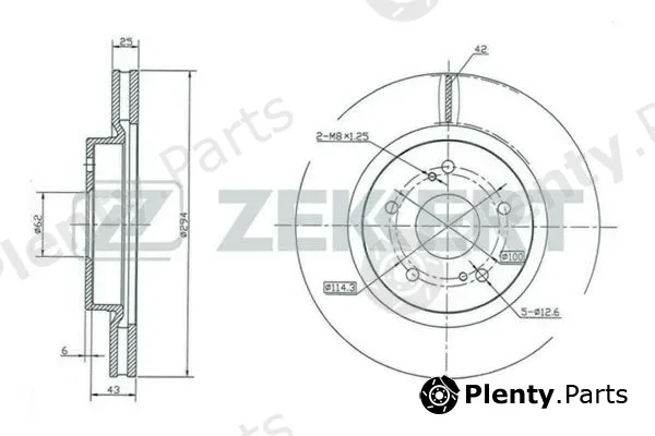 Zekkert BS-5420 — Brake Disc