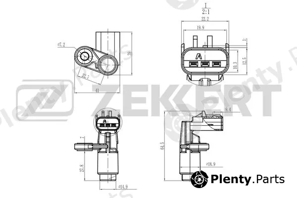 Zekkert SE-4070 — Sensor, crankshaft pulse