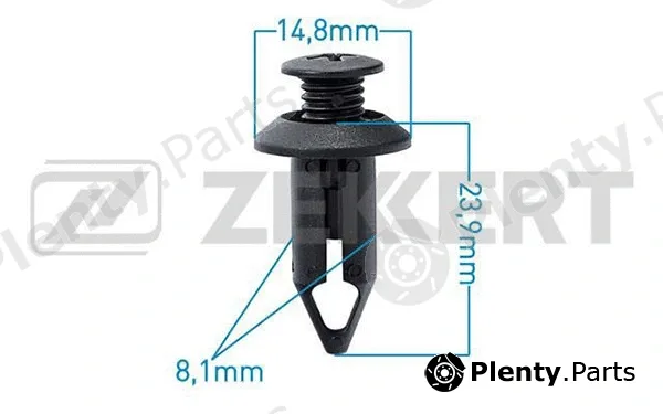 Zekkert BE-1001 — Clip, trim/protection strip