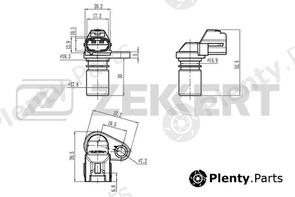 Zekkert SE-4095 — Sensor, crankshaft pulse